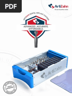 WholeDent Straight Anatomic Zirconia Abutment – Int Hex 2.42mm, 5.2mm Diameter