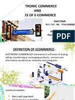 E-Commerce and Types of E-Commerce