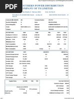 TSSPDCL Bill Sample Format 1 | PDF