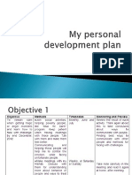 My Personal Development Plan