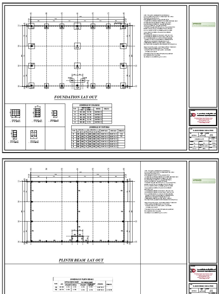 Structural Drawings PDF PDF Concrete Beam (Structure)