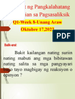 Filipino-Q1-week-8 - Unang Araw