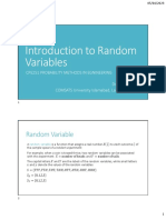 Introduction To Random Variables PDF