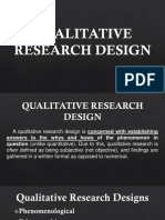 Qualitative Research Design For Class 2024 PDF