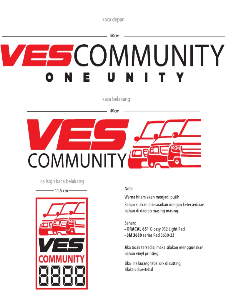 Set Sticker Ves PDF | PDF