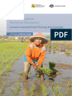 Tertiary Irrigation Technical Assistance - Lessons Learned From Proving The Concept