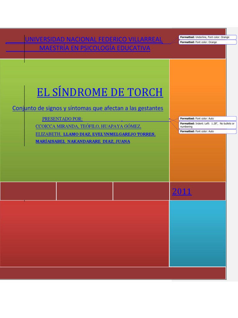 SINDROME DE TORCH Herpes Simplex Public Health