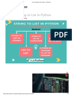 Convert String To List in Python - AskPython PDF