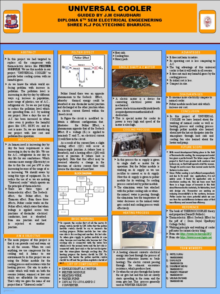 Project Poster Template | PDF | Technology & Engineering