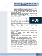 Documentos A Presentar 2022 PDF