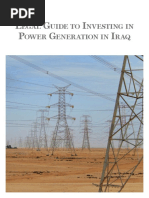 Legal Guide To Investing in Power Generation in Iraq