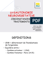 Dysautonomie Neurovegetative: Circonstances Et Traitements