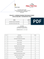 Project 2: Working Drawing For Double Storey Detach Building: An Inventory Study