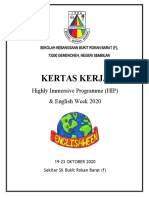 Kertas Kerja Minggu Bahasa Inggeris 2019