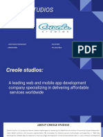 Creole Studios Internship Report