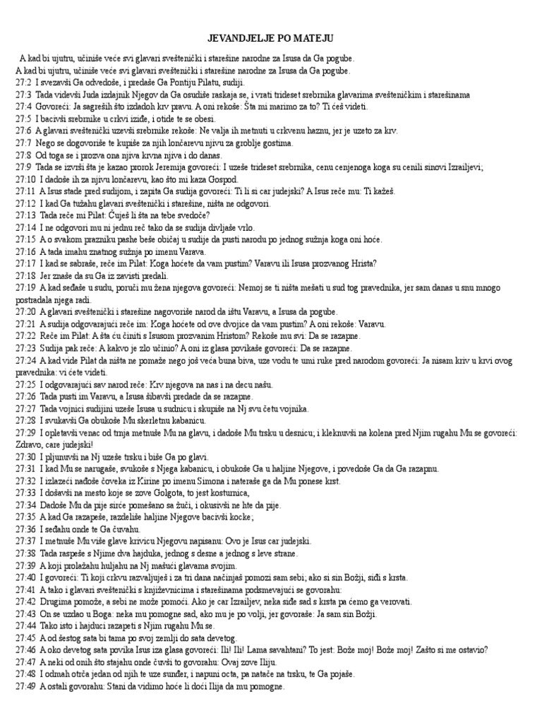 Vaskresenje I Raspece Hristovo PDF | PDF