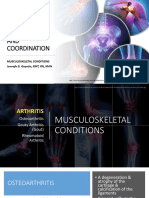 NCM 116 - PERCEPTION AND COORDINATION Musculoskeletal Part 2 Ms. Gayatin PDF