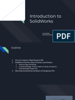 Introduction To SolidWorks