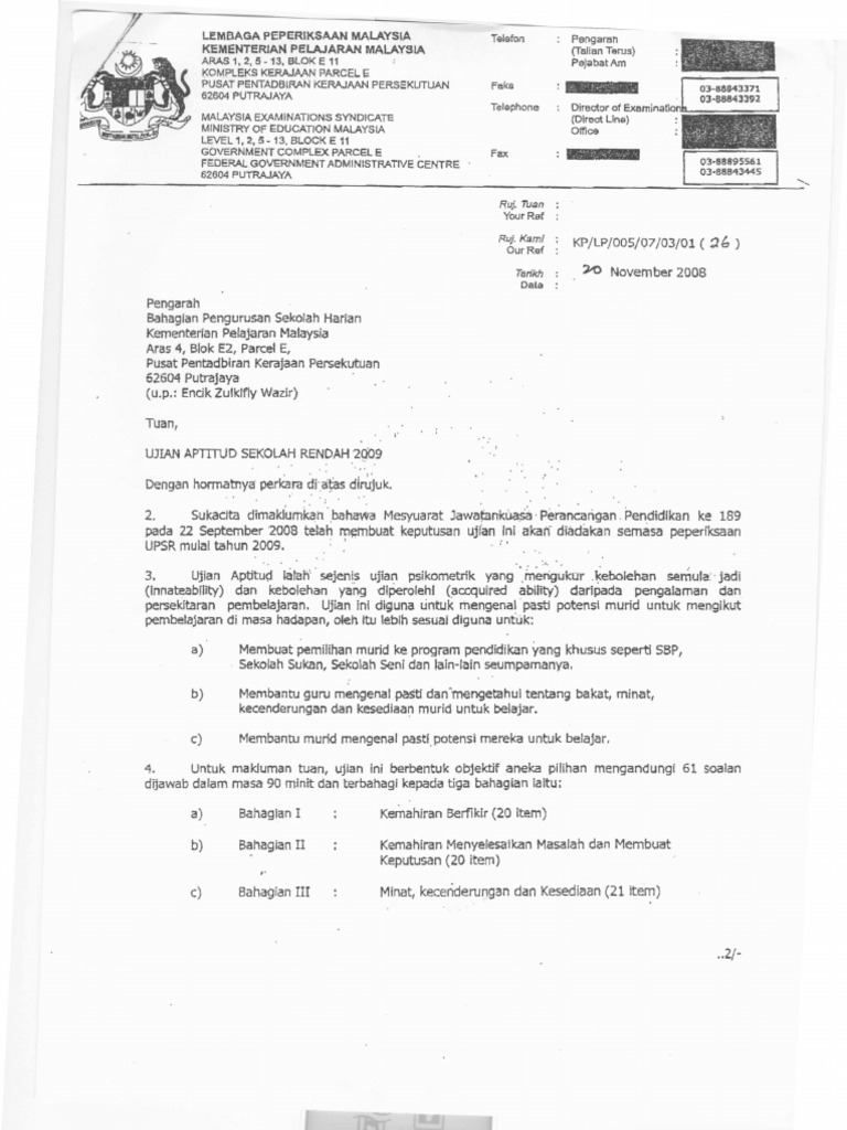 Surat Lembaga Peperiksaan Malaysia PDF