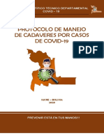 Protocolo Manejo de Cadaveres PDF