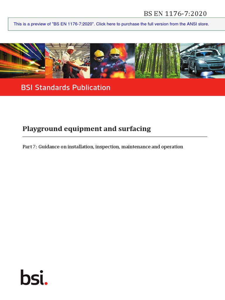 BS en 1176 7 - 2020 | PDF