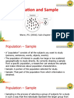 4 Population and Sample