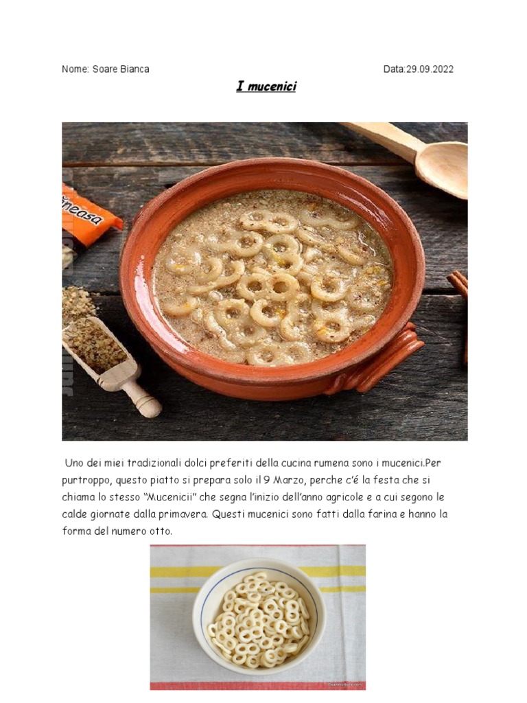 La Ricetta Tradizionale Rumena | PDF