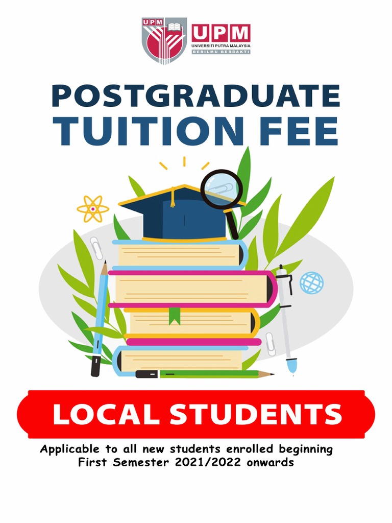UPM Postgraduate Tuition Fee PDF