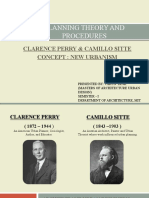 Planning Theory of Clarence Perry and Camillo Sitte