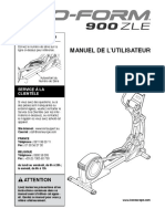 Manuel Elliptique Proform 900 ZLE PDF