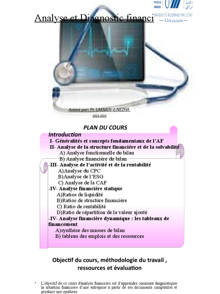 Diagnostic financier et analyse des entreprises | PDF | Fonds de ...
