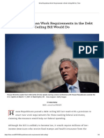 What Republican Work Requirements in Debt Ceiling Bill Do - Time PDF