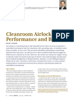 Cleanroom Airlock Performance and Beyond