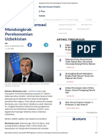 Bagaimana Reformasi Mendongkrak Perekonomian Uzbekistan PDF