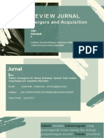 Presentasi Grup E - Review Jurnal Merger and Acquisition
