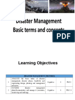 Lecture 1 Introduction To Hazards and Disaster Management PDF