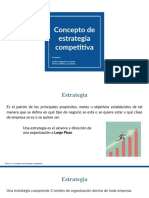 3.1 Concepto de Estrategia Competitiva - Equipo 10