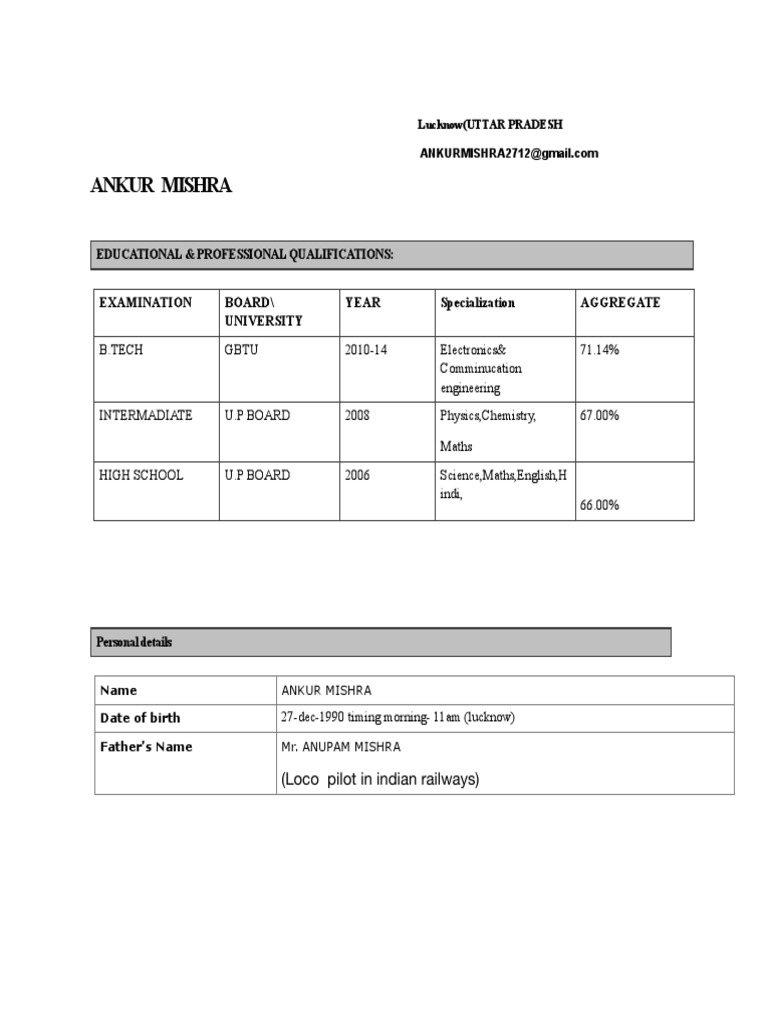 Engineering Graduate Profile | PDF