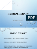 Hydrotherapy