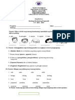 FILIPINO - Q3 - Periodic Test 2022 2023