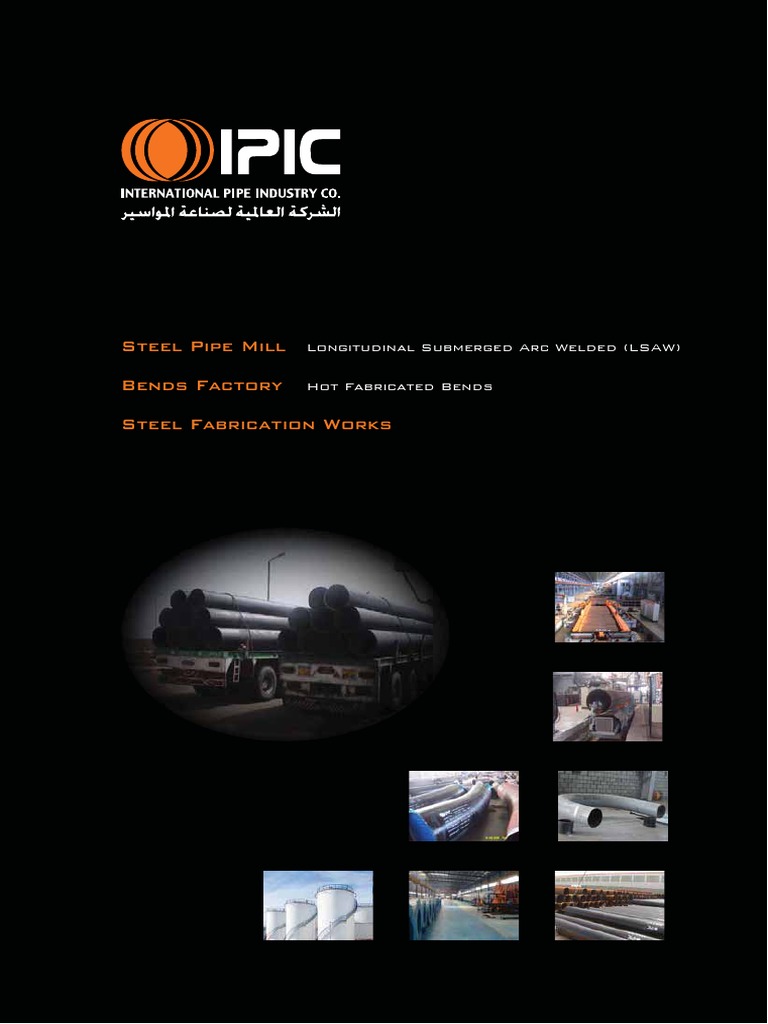 IPIC Company Overview and Capabilities | PDF | Pipe (Fluid Conveyance ...