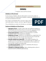 Introduction to Statistics in Singular and Plural Sense