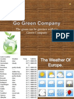 Go Green Presentation For Adults