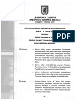 Perda Kab. Serdang Bedagai No. 9 Tahun 2009 PDF