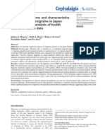 Meyers 2019 Treatment Patterns and Characteristics of Patients With Migraine in Japan A Retrospective Analysis of Health Insurance Claims Data