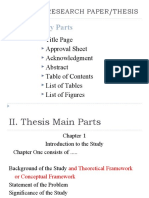 LESSON 11C Parts of Thesis and Journal