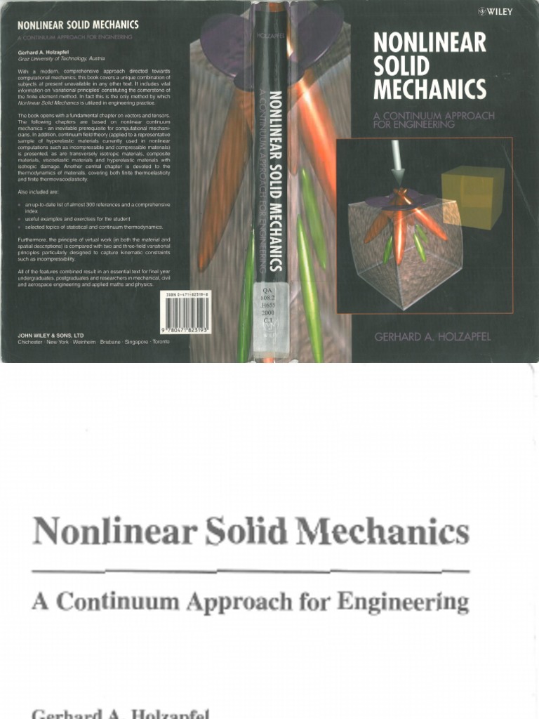 0045 - Gerhard A. Holzapfel - Nonlinear Solid Mechanics - A