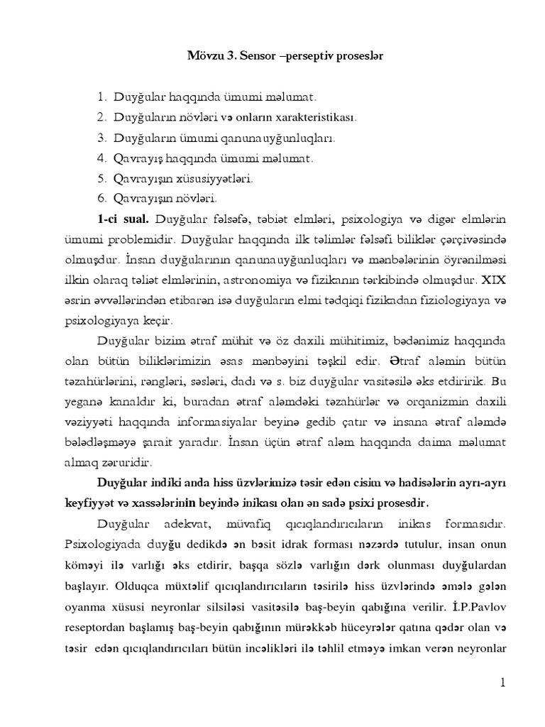 Psixologiya | PDF