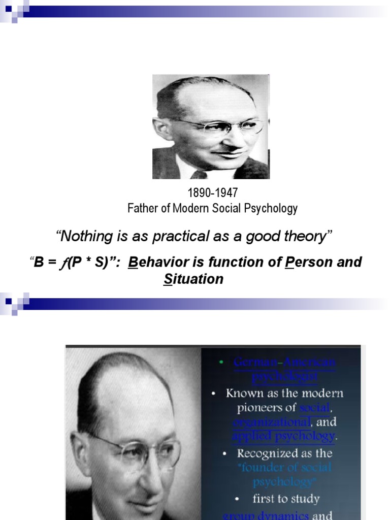 Kurt Lewin Field Theory Pdf