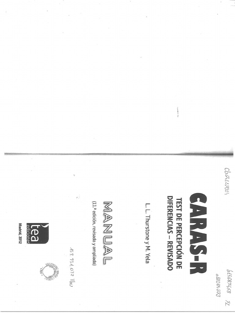 Manual CARAS-R PDF | PDF